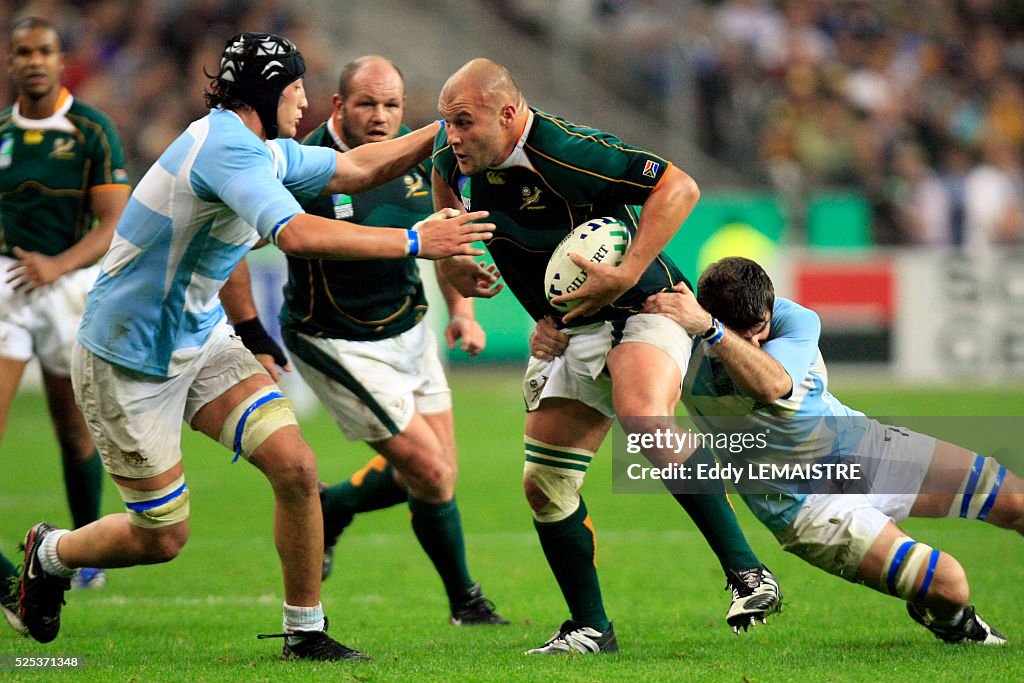 Rugby Union - IRB World Cup - South Africa vs. Argentina