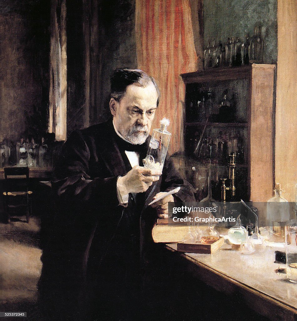 Louis Pasteur In His Laboratory