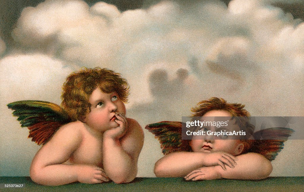 Two Angels After Raphael
