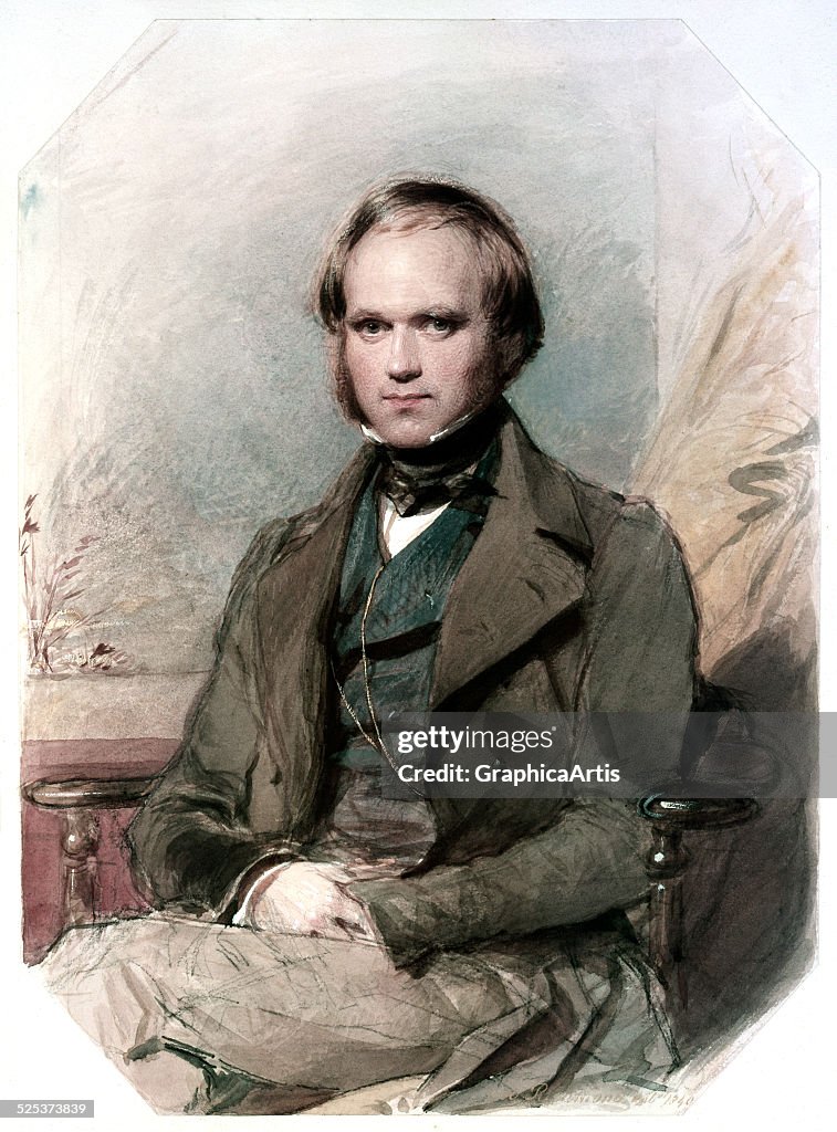 Portrait Of Charles Darwin