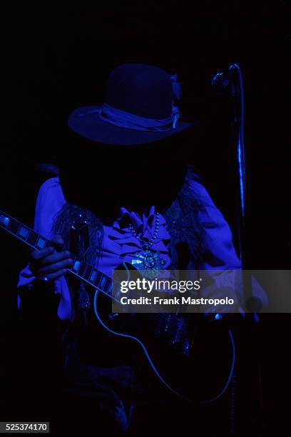 Jimi Hendrix performing at the Fillmore East