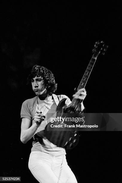 Pete Townshend performing with The Who at the Fillmore East