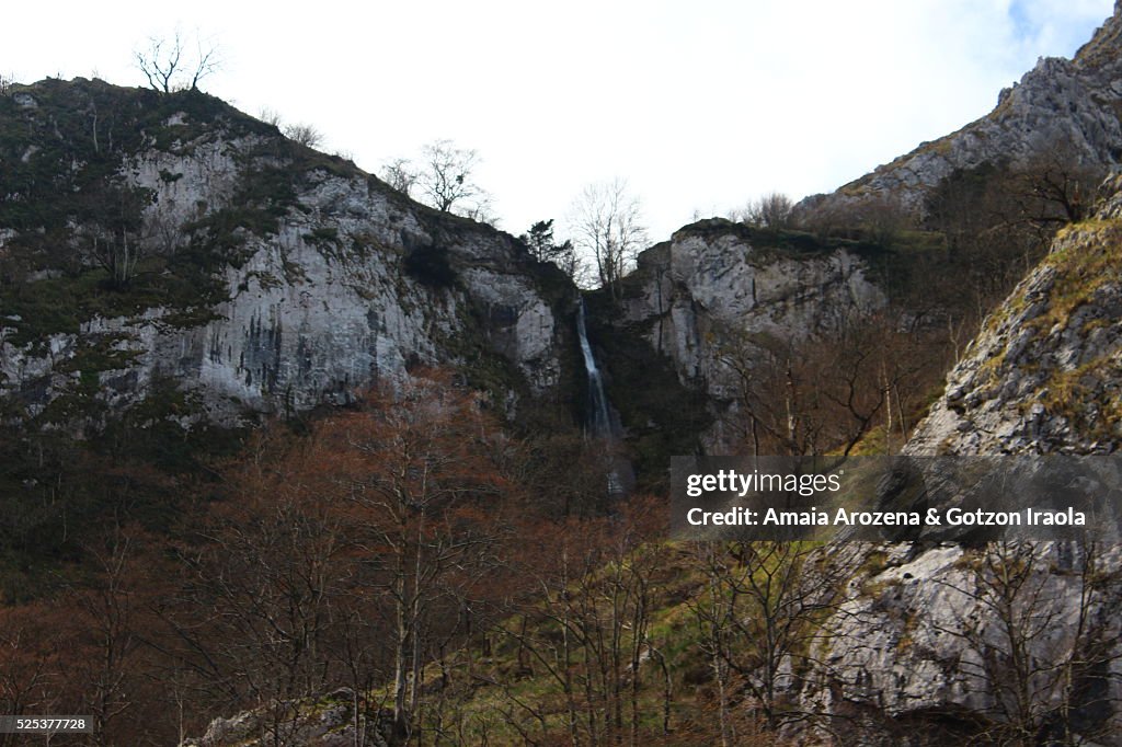 Mines valley in Aralar Mountain Range, Basque Country