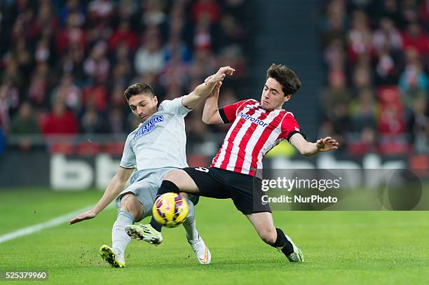 Unai Lopez in the match between Athletic Bilbao and Athletico Madrid, for Week 16 of the spanish Liga BBVA played at the San Mames, December 21,...