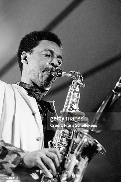 Henry Threadgill, alto saxophone, performs on July 13th 1996 at the North Sea Jazz Festival in the Hague, Netherlands.