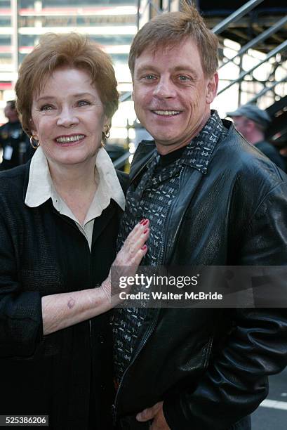 Polly Bergen and Mark Hamill attending The 12th Annual Toys R Us presents BROADWAY ON BROADWAY Free Concert in Times Square, New York City. September...