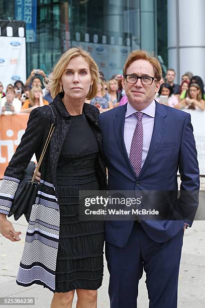 Diane Binder and Mike Binder arrives at the 'Black and White' premiere during the 2014 Toronto International Film Festival at Roy Thomson Hall on...