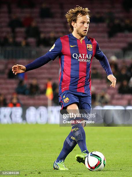 January- SPAIN: Ivan Rakitic in the match between FC Barcelona and Elche CF, for the first leg of the round of 16 of the spanish King Cup, played at...