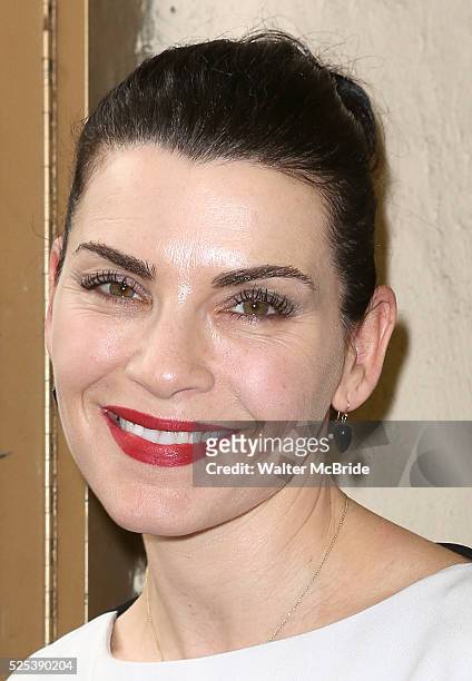 Julianna Margulies attending the Opening Night Performance of the MCC Theater's Production of 'Reasons To Be Happy' at the Lucille Lortel Theatre in...