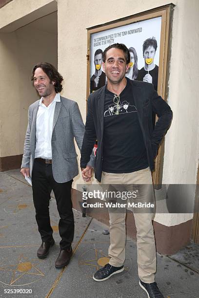 Paul Rudd; Bobby Cannavale attending the Opening Night Performance of the MCC Theater's Production of 'Reasons To Be Happy' at the Lucille Lortel...