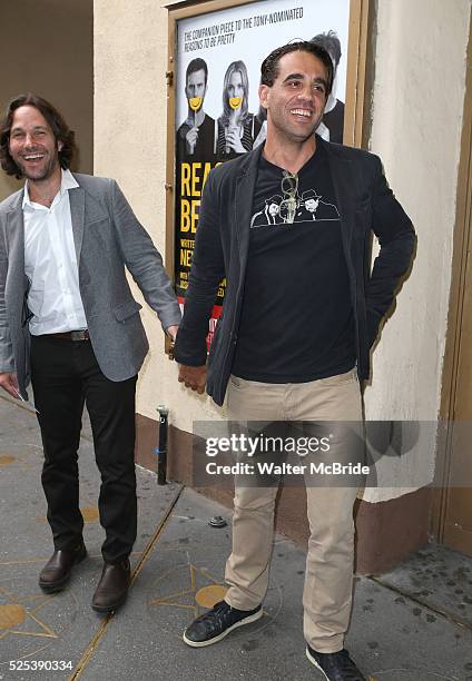 Paul Rudd; Bobby Cannavale attending the Opening Night Performance of the MCC Theater's Production of 'Reasons To Be Happy' at the Lucille Lortel...