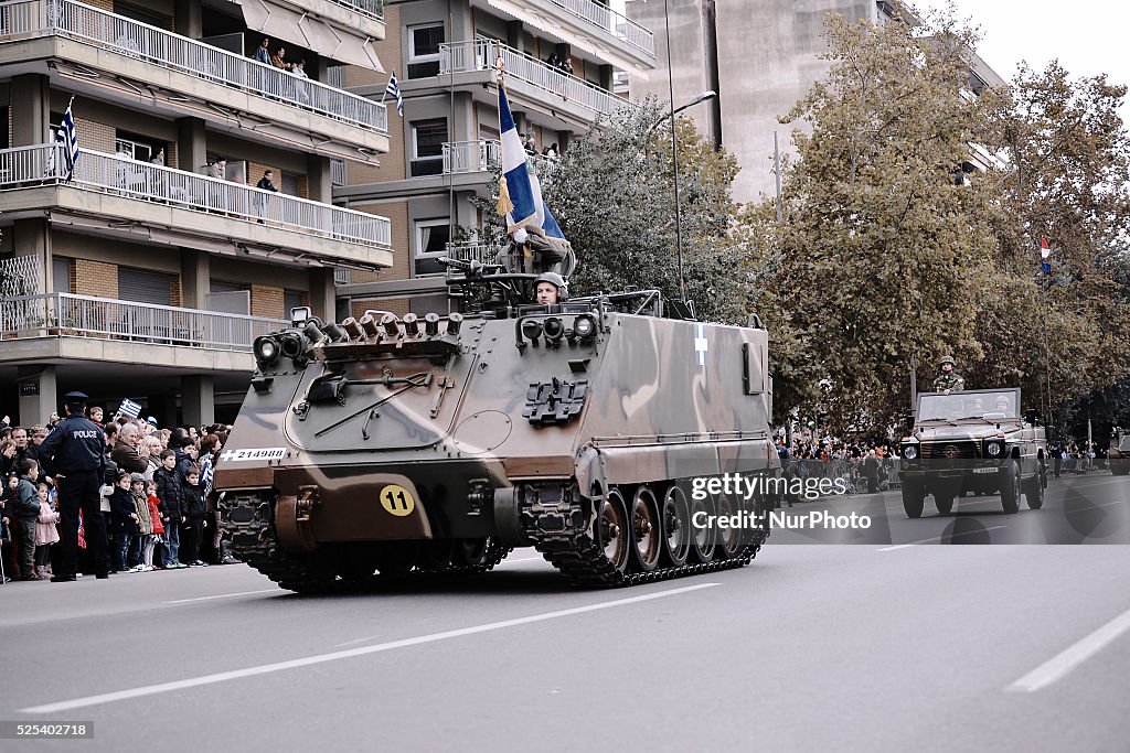 Military parade in Thessaloniki