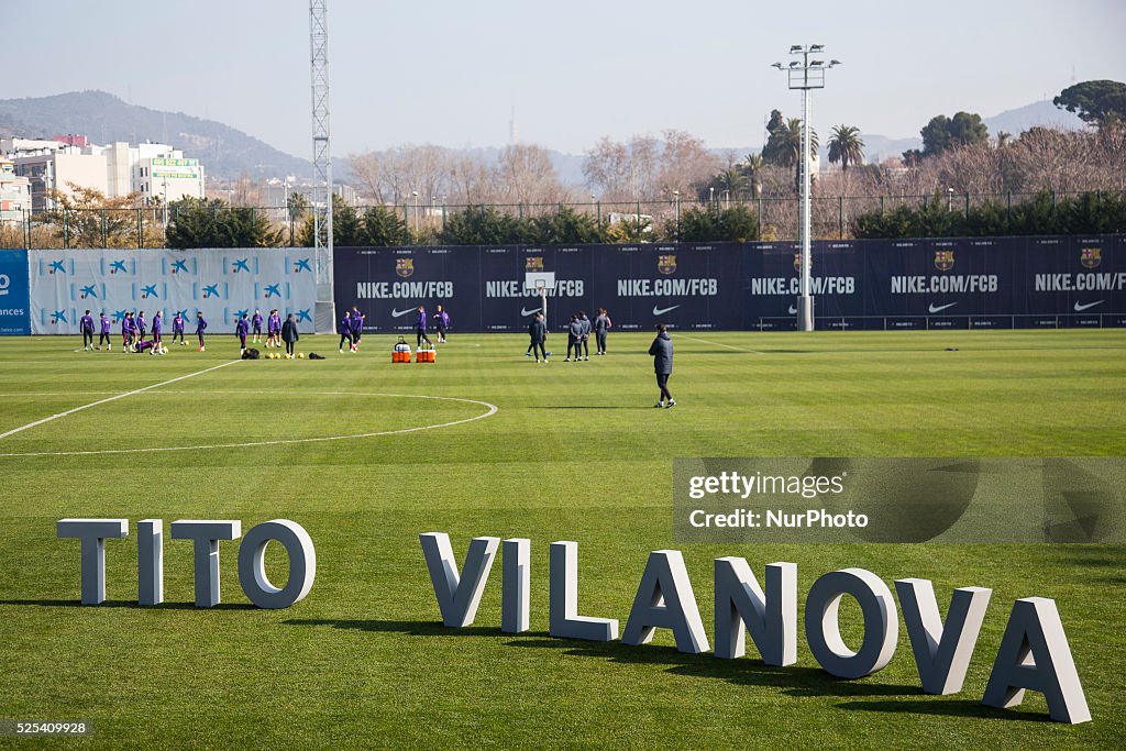 Tito Vilanova training champ