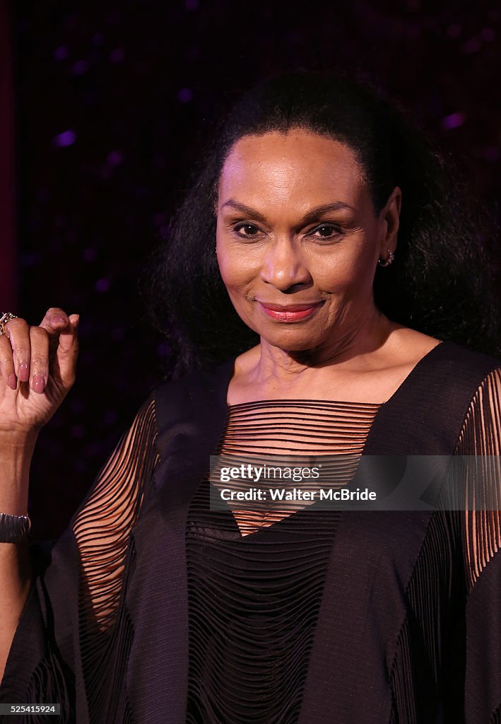 Vivian Reed Vivian Reed performing in a press preview at 54 Below on October 23 ...