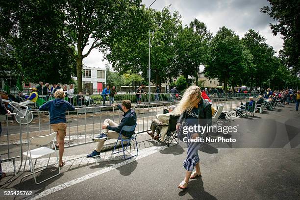 On 28th July 2015 - During the yearly horsemarket horse cart racing takes place on a makeshift course in the centre of town. Sand is layed on top of...