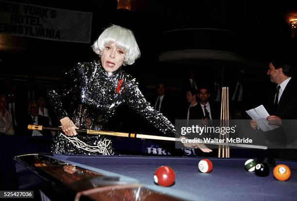 Carol Channing attends the Gene Shalit Pro Celebrity Billards Classic Multiple Sclerosis Benefit in New York City October 12, 1993