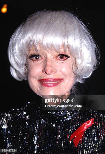 Carol Channing attends the Celebrity Pro Billards Classic to benefit Multiple Sclerosis in New York City on October 12, 1993