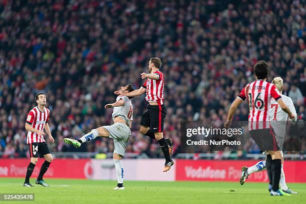 Gurpegui in the match between Athletic Bilbao and Athletico Madrid, for Week 16 of the spanish Liga BBVA played at the San Mames, December 21, 2014....