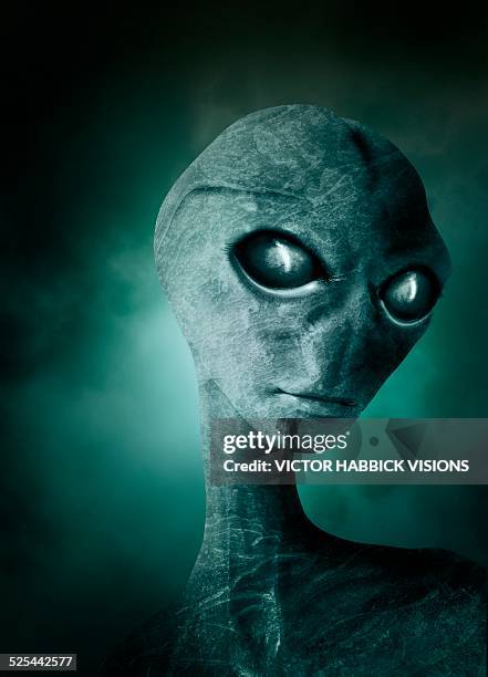 alien - victor habbick stock illustrations