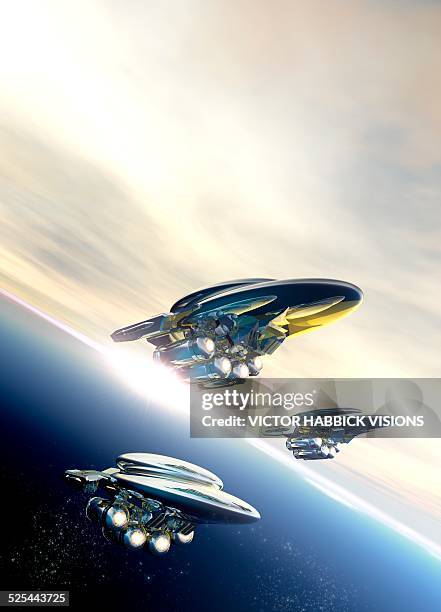 space tourism - spaceship stock illustrations