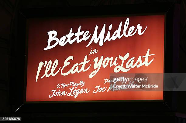 Bette Midler has her name in Lights! The legendary Star makes her long-awaited return to Broadway in a one-woman show 'I'll Eat You Last: A Chat with...