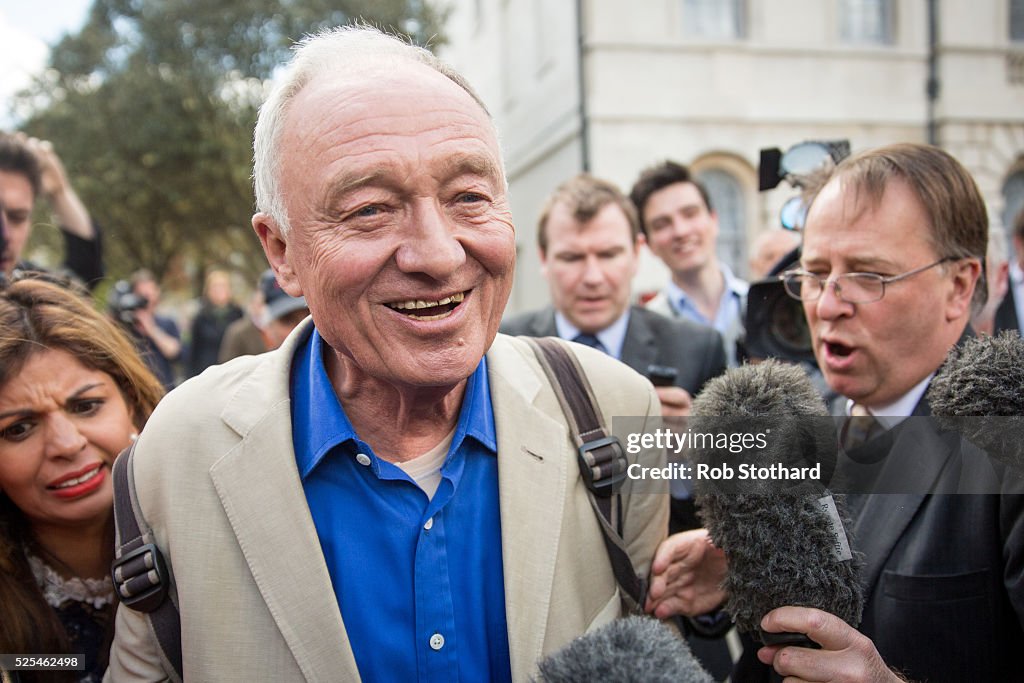 Ken Livingstone Leave Millbank Amid Calls For His Resignation