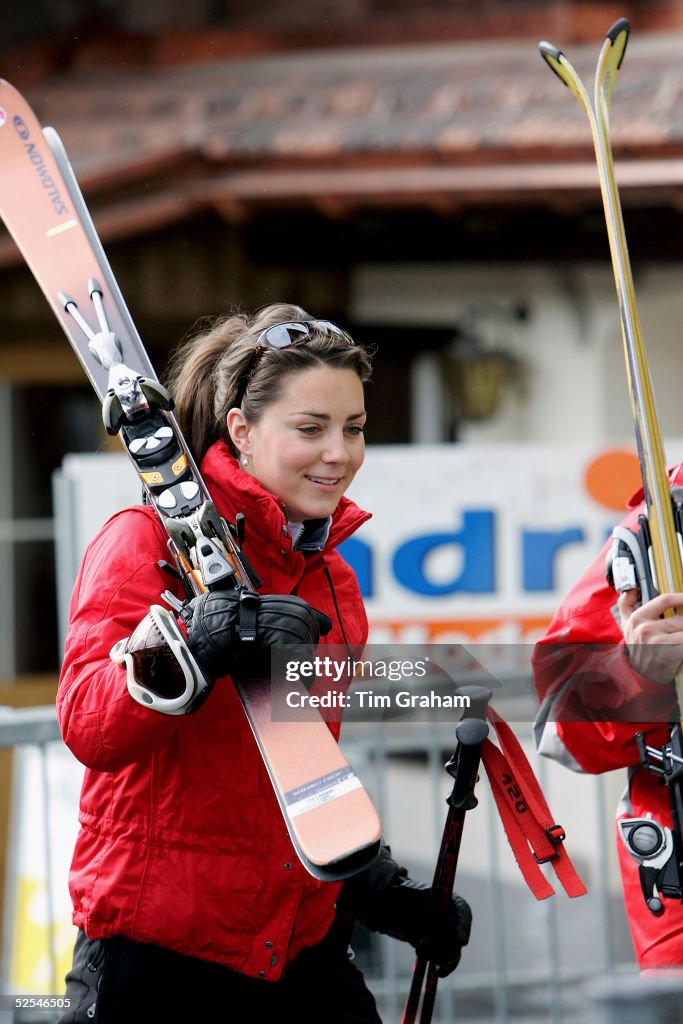 Kate Middleton on Royal Skiing Holiday In Klosters