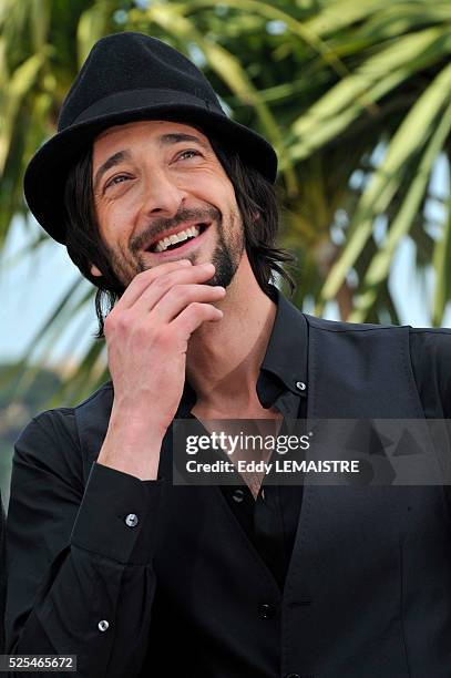 Adrien Brody at the photo call for "Midnight in Paris" during the 64th Cannes International Film Festival.