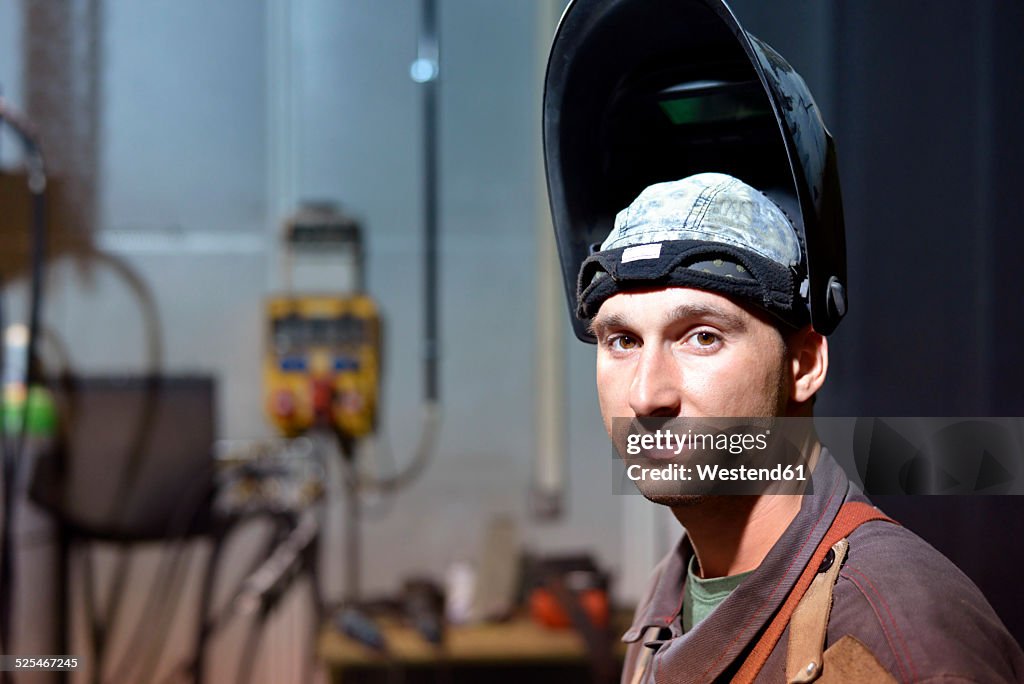 Portrait of a welder