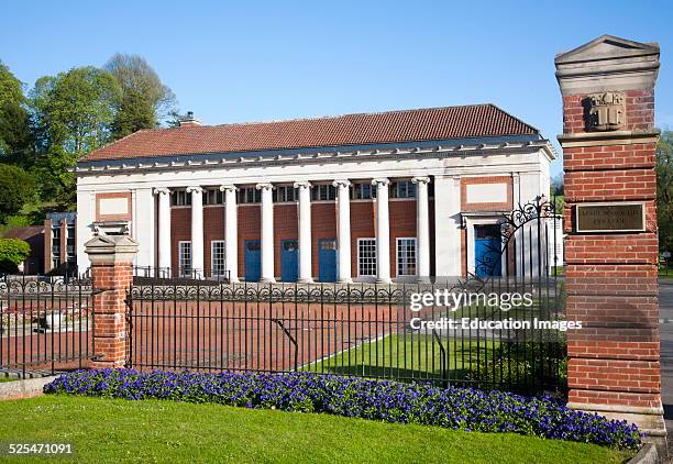 Memorial Hall building Marlborough College school, Marlborough, Wiltshire, England.