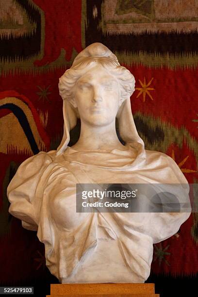 Buste de Marianne, figure allégorique de la Republique francaise.