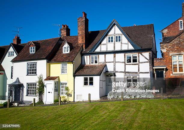 Historic buildings on the green Marlborough, Wiltshire, England.