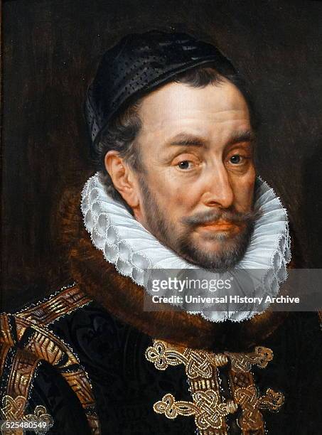 Portrait of William I, Prince of Orange. Painted by Adriaen Thomasz Key . Dated 16th Century.