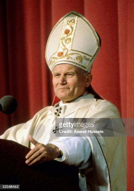 Pope John Paul II is seen in Paris during to his visit to France in May 1980. On April 1, 2005 Pope John Paul II fell gravely ill at the Vatican. The...