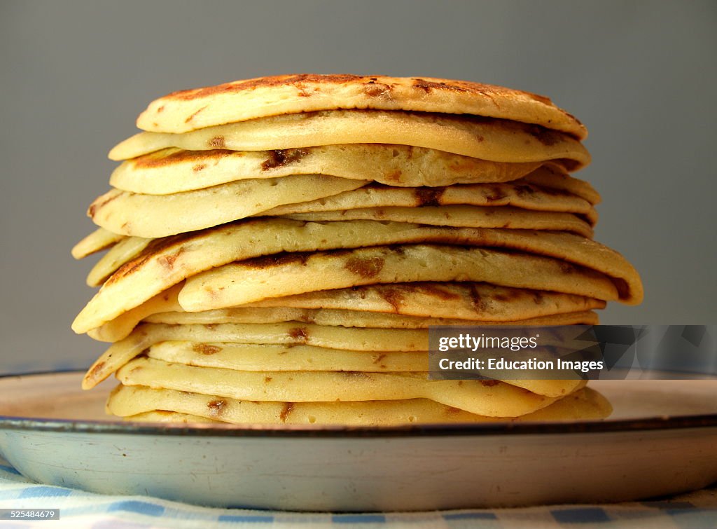 Stack Of Drop Scone Or Scotch Pancakes