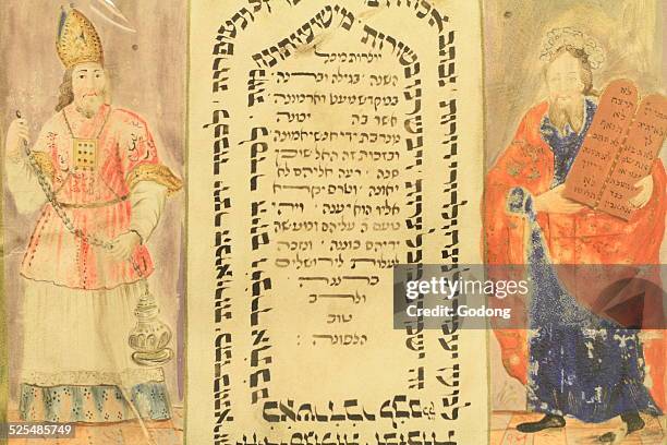 The Maisel Synagogue is currently used by the Jewish Museum as an exhibition venue and depository, Jewish book, Hazkara , Manuscript on parchment,...
