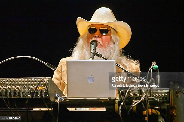 Leon Russell Plays At The Sunset Center, Carmel, California.