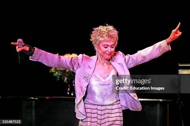 Rita Moreno Preforms At The Sunset Center, Carmel, California.