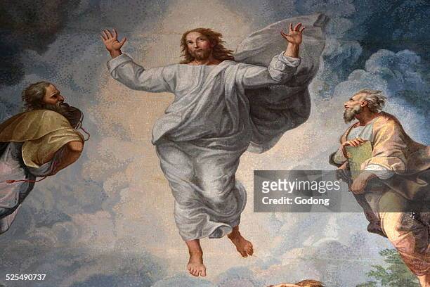 The Transfiguration, 1517-1520, Fresco Italian painter Raphael, Room VIII, Vatican Museum.
