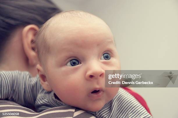 baby - eyes open stock pictures, royalty-free photos & images