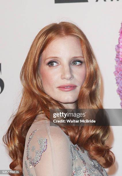 Jessica Chastain pictured at the 66th Annual Tony Awards held at The Beacon Theatre in New York City , New York on June 10, 2012. �� Walter McBride /...