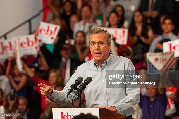 June 15, 2015 Former Governor Jeb Bush Announces his 2016 Presidency in Miami, Florida