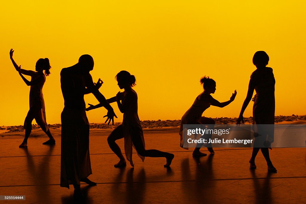 Dance Theater Workshop Performance of Dao Anh Khanh and Stephan Koplowitz' A Walk Between Two Worlds