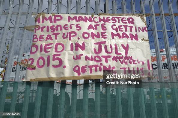 HMP Manchester demonstration HMP Manchester demonstration