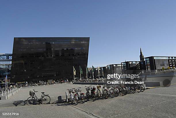 Sort Diamont danish the royal library on Copenhagen Habour 13 Oct. 2012