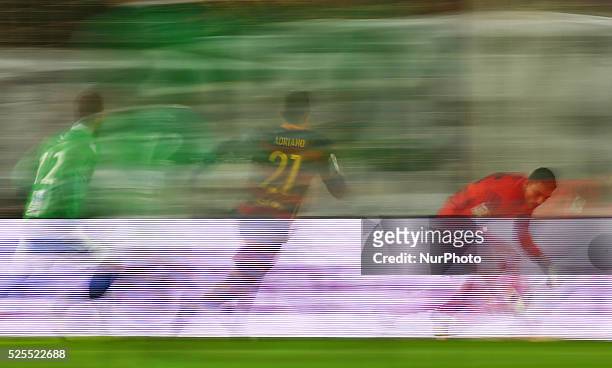 December 02 - SPAIN: Adriano Correia and Jordi Masip during the match against FC Barcelona and CF Villanovense, corresponding to the round 4 of the...