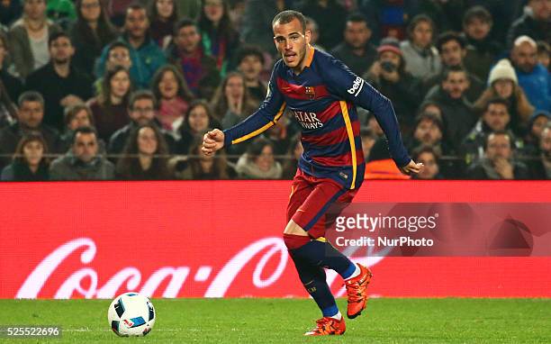 December 02 - SPAIN: Sandro during the match against FC Barcelona and CF Villanovense, corresponding to the round 4 of the spanish Kimg Cup, played...