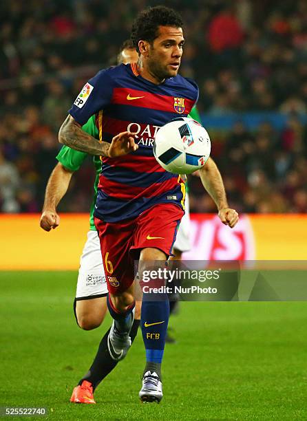 December 02 - SPAIN: Dani Alves during the match against FC Barcelona and CF Villanovense, corresponding to the round 4 of the spanish Kimg Cup,...