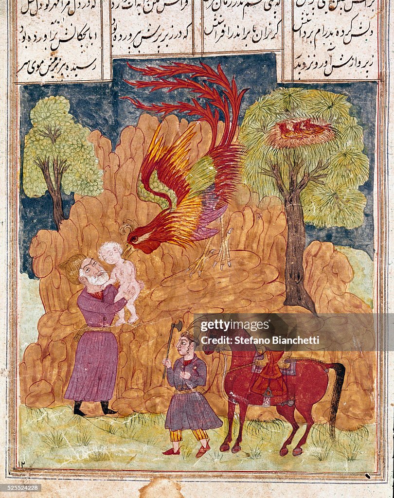 The phoenix from "Shahnama"