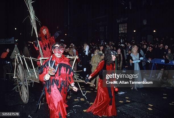 Halloween Parade in Greenwich Village, New York, New York, October 31, 1985.